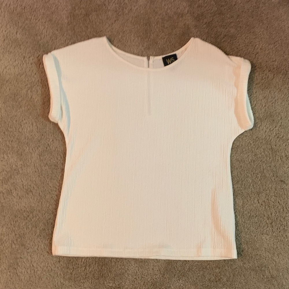 Ribbed Business Casual Blouse